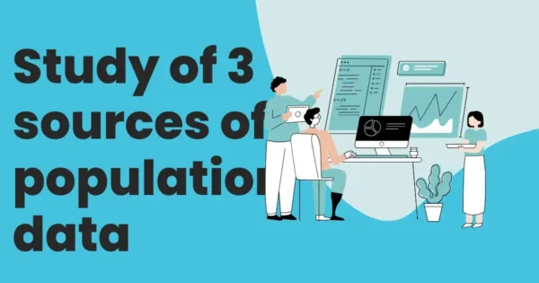 What are the main Sources of population data?