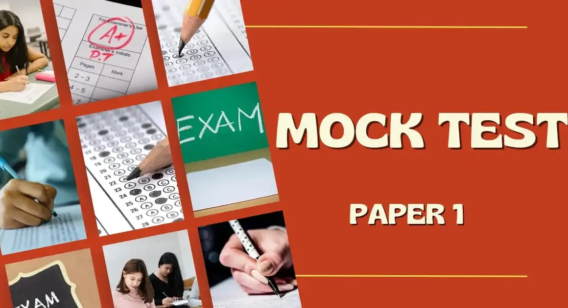 UGC NET Paper 1- mock test