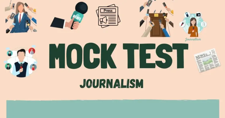 Mock Test UGC NET MCJ